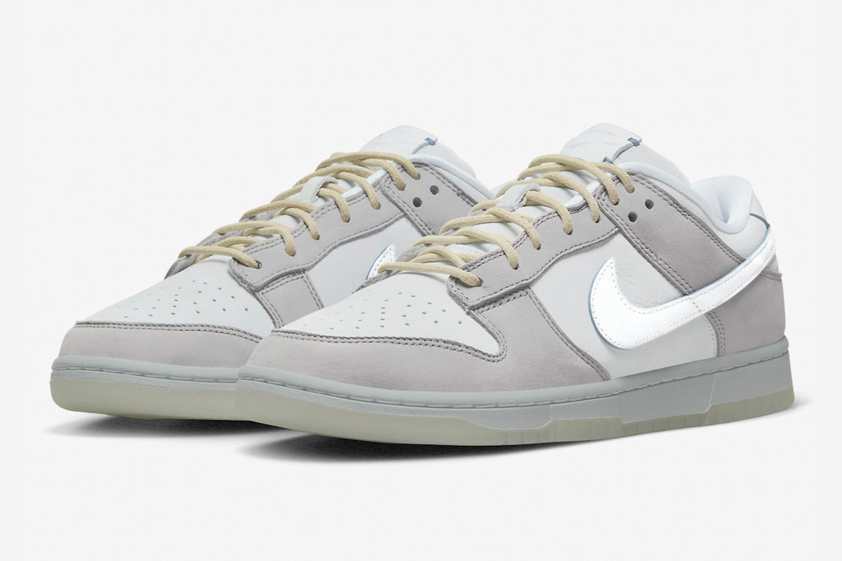 Wolf Grey Low-Top Dunk Sneakers